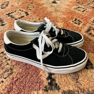 Anaheim factory black Vans